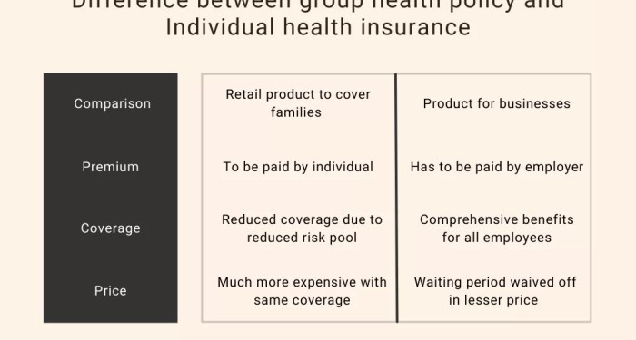 Group Health Insurance Vs Individual Plan at Jackson Ribush blog