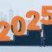 Businesspeople Building 2025 Teamwork Success Future Goals AI Generated ...